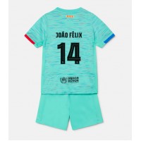 Barcelona Joao Felix #14 Tredjedraktsett Barn 2023-24 Kortermet (+ Korte bukser)